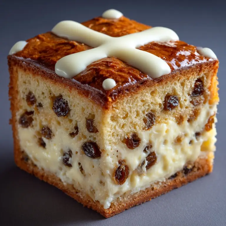No-Bake Hot Cross Bun Slice Recipe