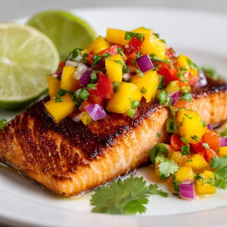 Mango Salsa Salmon Recipe