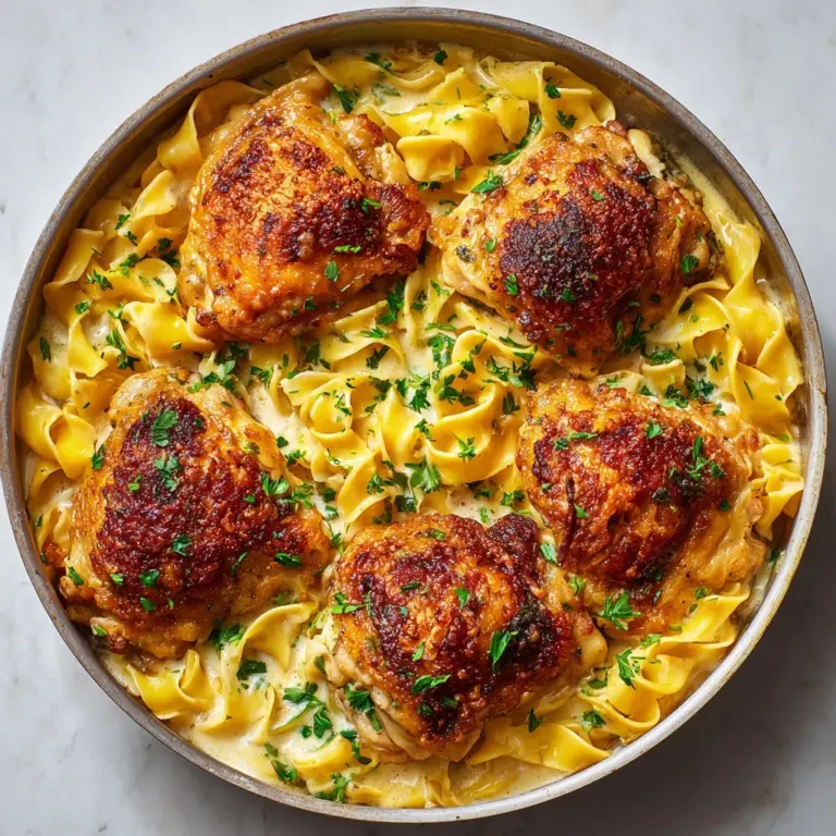 One-Pan Chicken with Buttered Noodles Recipe