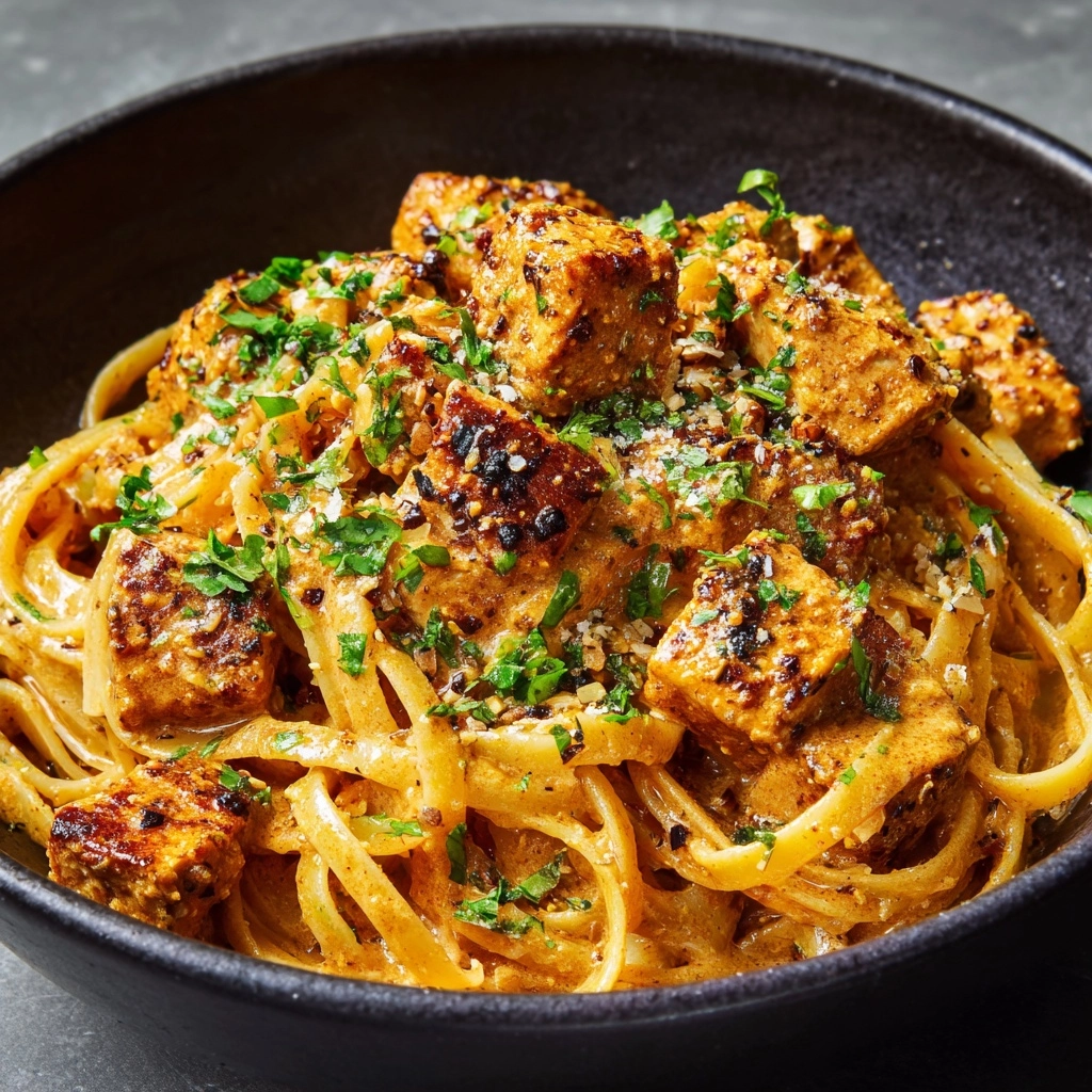 Cowboy Butter Chicken Linguine Recipe - Recipe Image