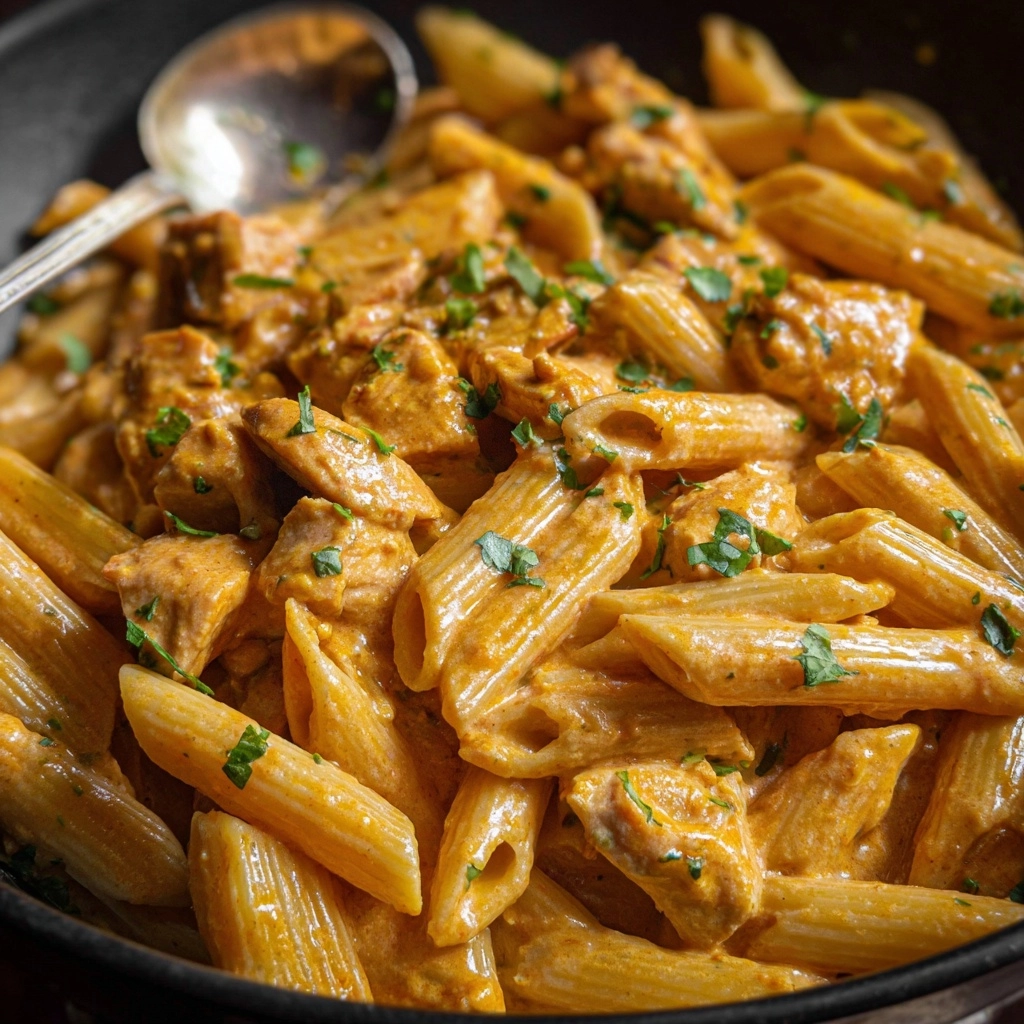One Pot Cheesy Chicken Pasta Recipe - Recipe Image