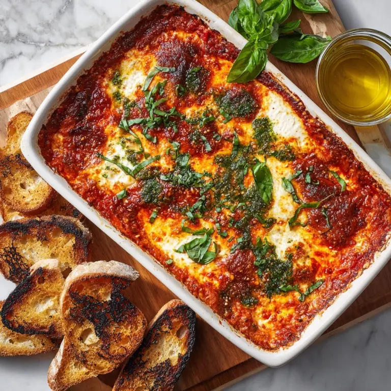 Baked Goat Cheese Bruschetta Dip Recipe