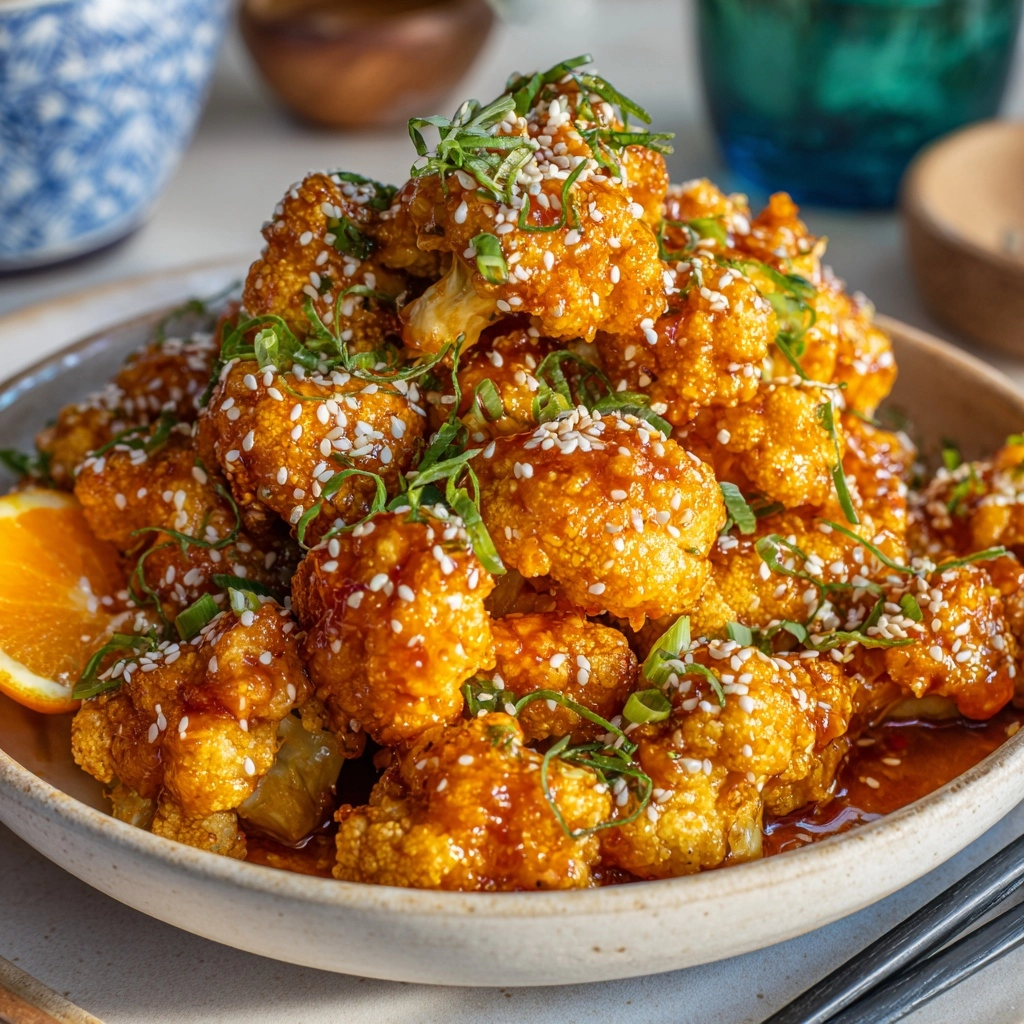 Vegan Glazed Orange Cauliflower “Chicken” Recipe - Recipe Image
