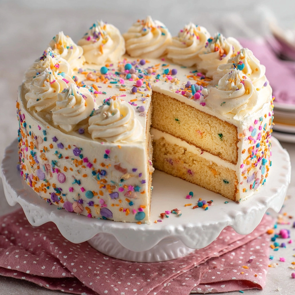 White Cake From Scratch Recipe - Recipe Image