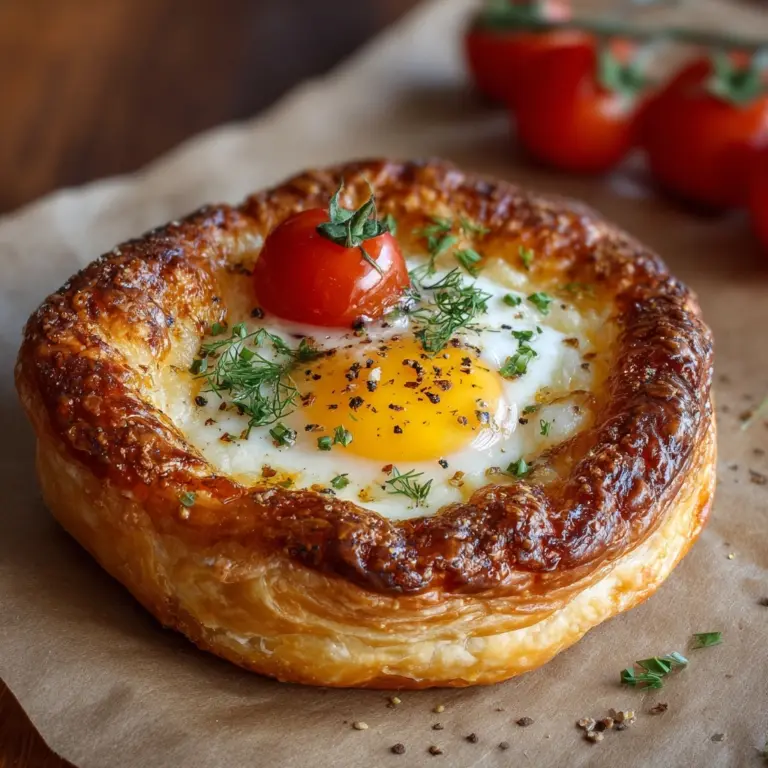 Egg & Cheese Stuffed Bazlama Bread Recipe