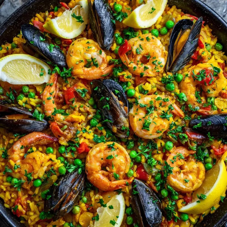 Seafood Paella Recipe