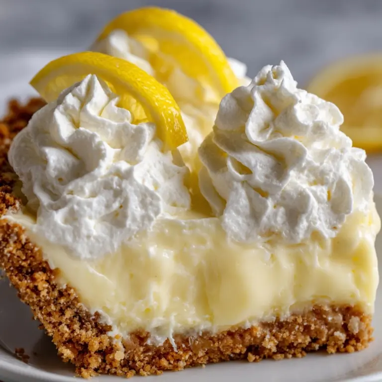 Easy No-Bake Lemon Pie Recipe