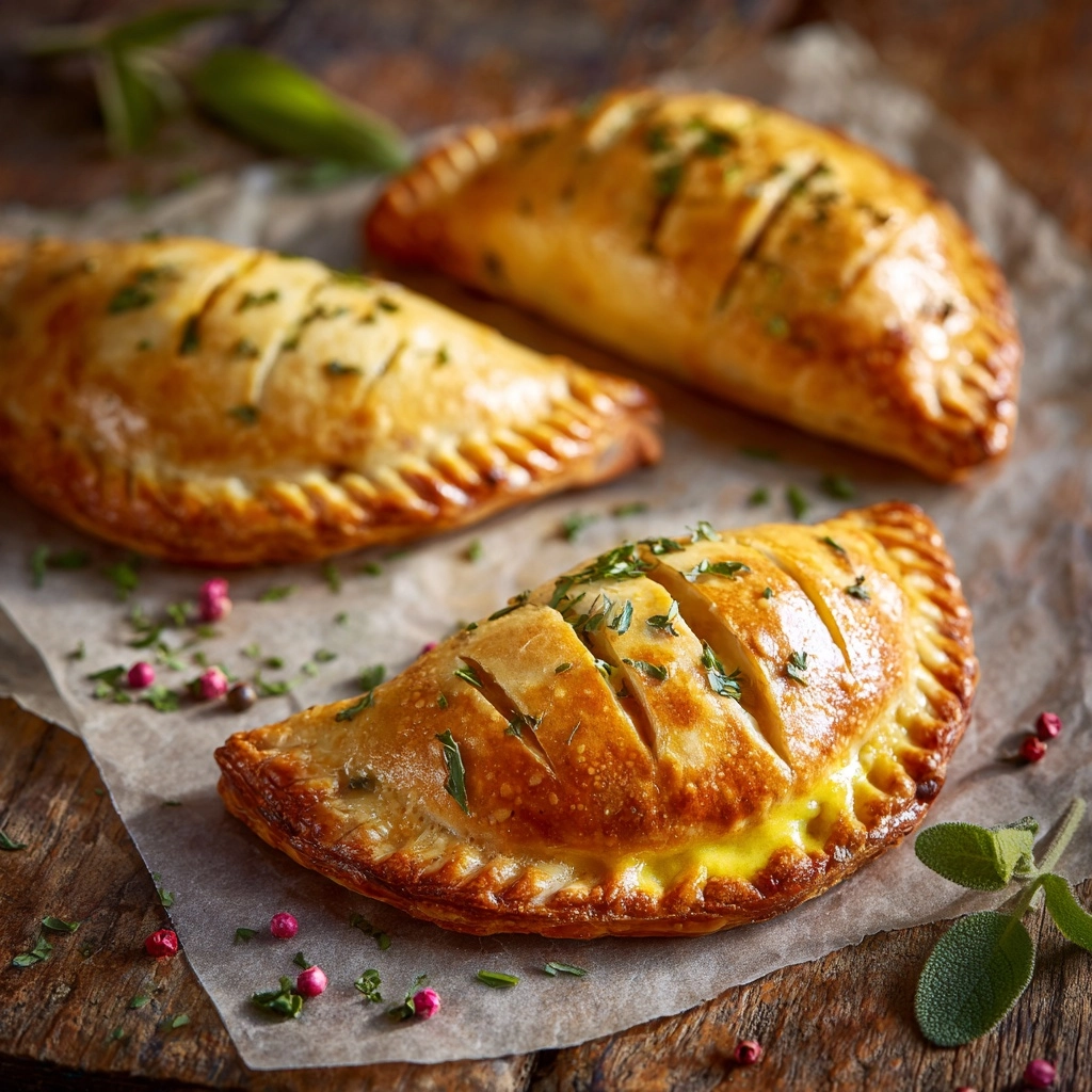 Chicken Curry Pasties Recipe - Recipe Image