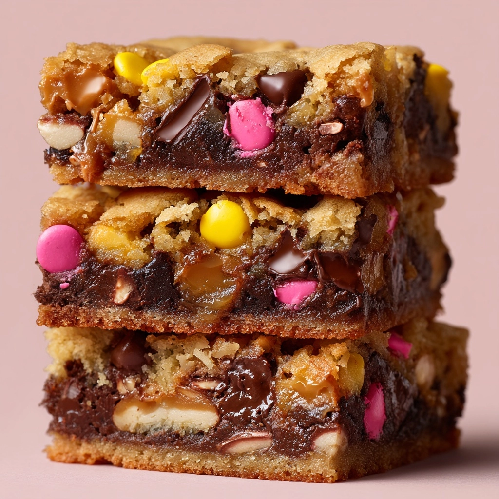 Monster Cookie Dough Brownies Recipe