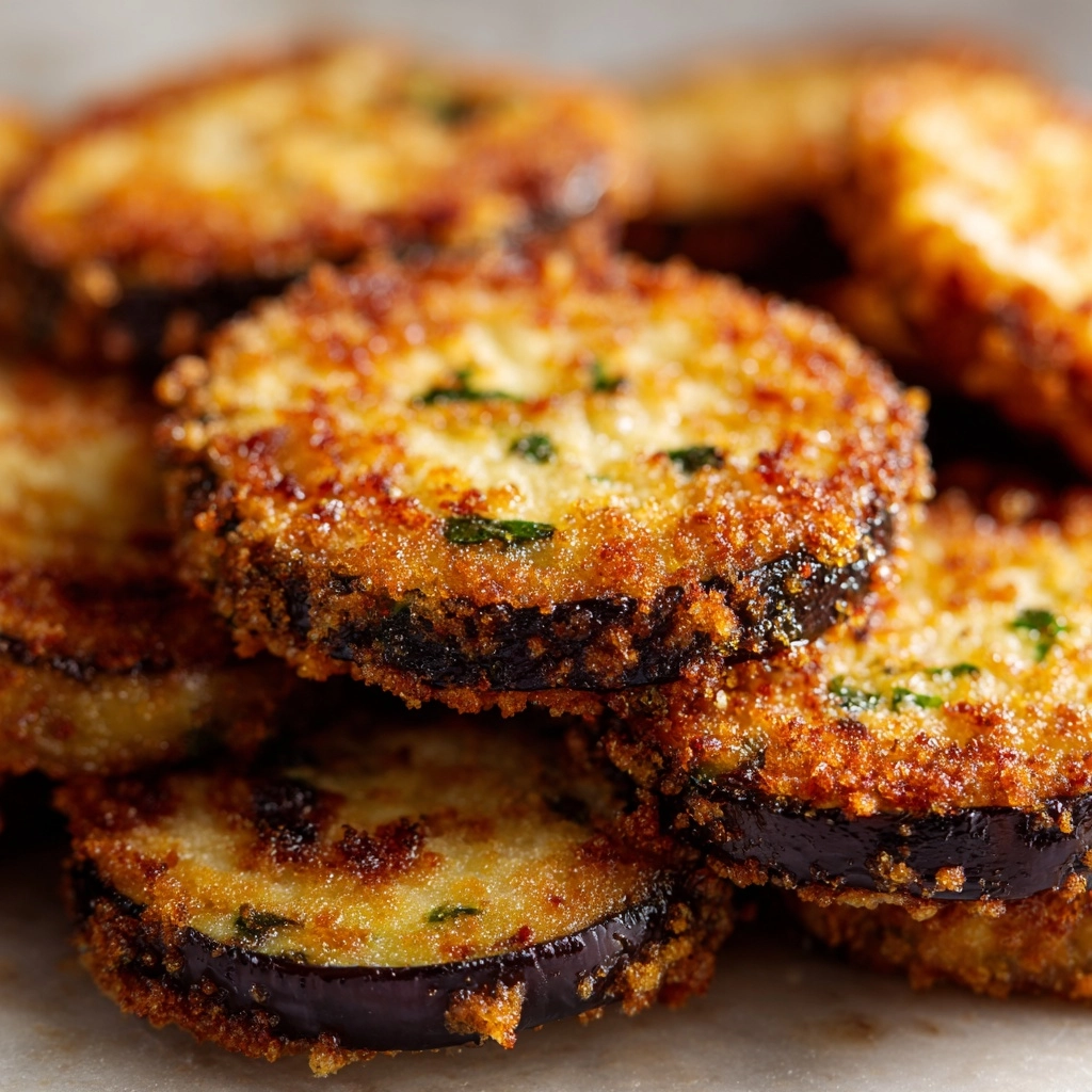 Crispy Breaded Eggplant Recipe - Recipe Image