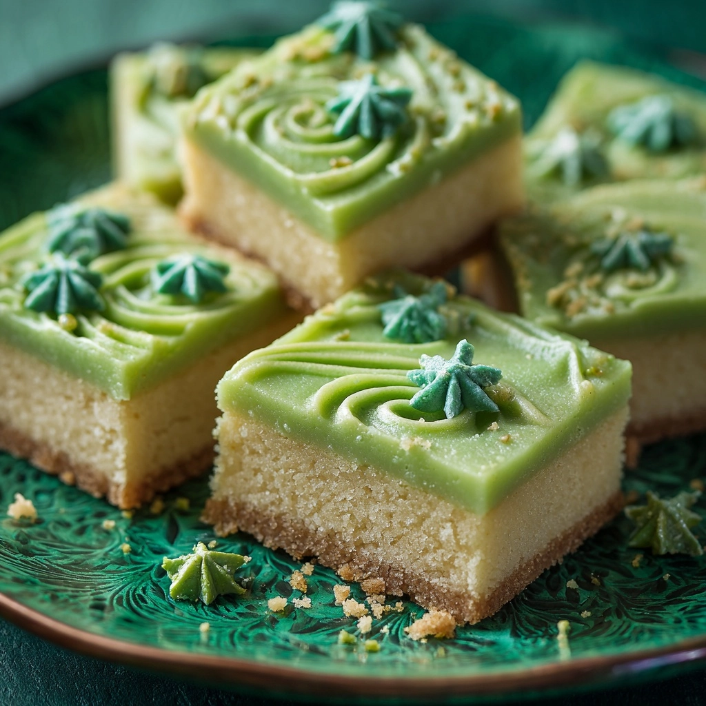 Green Sugar Cookie Bars Recipe - Recipe Image