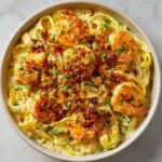 Mouthwatering Creamy Chilli Garlic Prawn Pasta Recipe