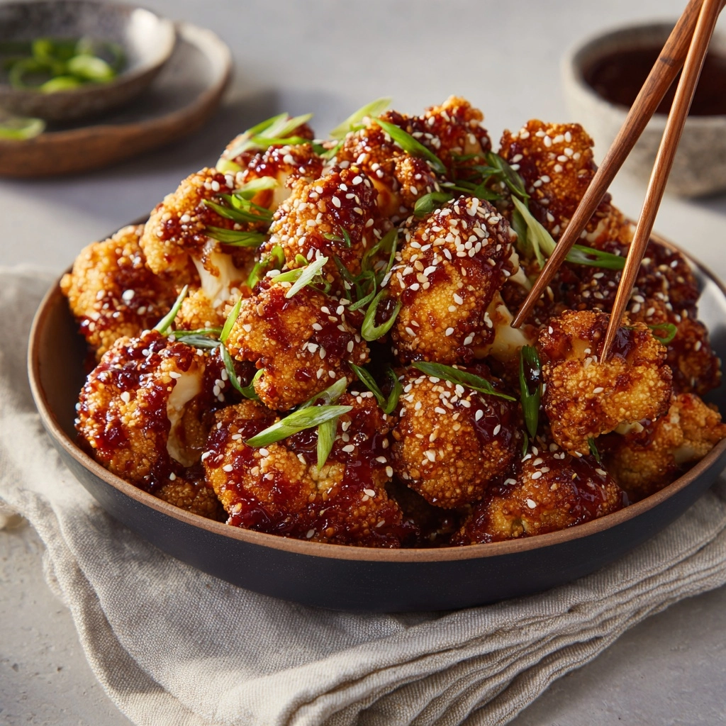 Sticky Sesame Cauliflower Recipe - Recipe Image