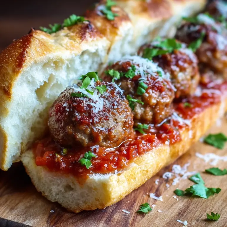 Ultimate Beefy Meatball Sub Delight Recipe