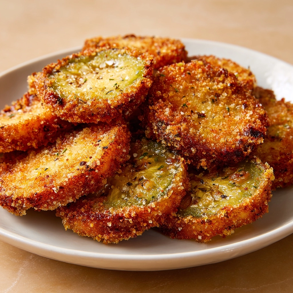 Easy Oven-Fried Green Tomatoes Recipe - Recipe Image