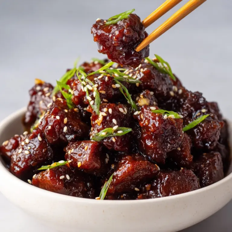 Honey Garlic Steak Bites Recipe