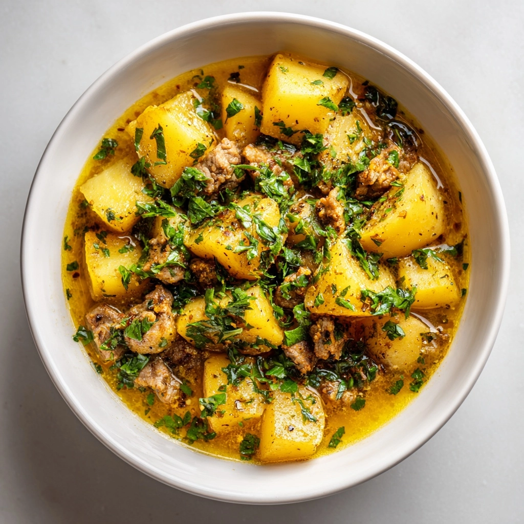 Creamy Potato & Sausage Soup Recipe - Recipe Image