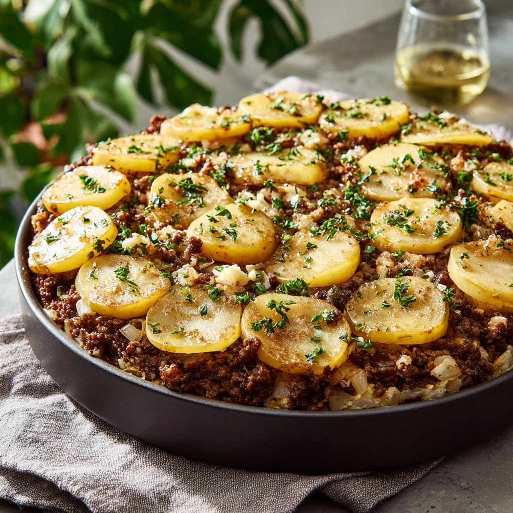 Ground Beef and Potatoes Casserole Recipe - Recipe Image