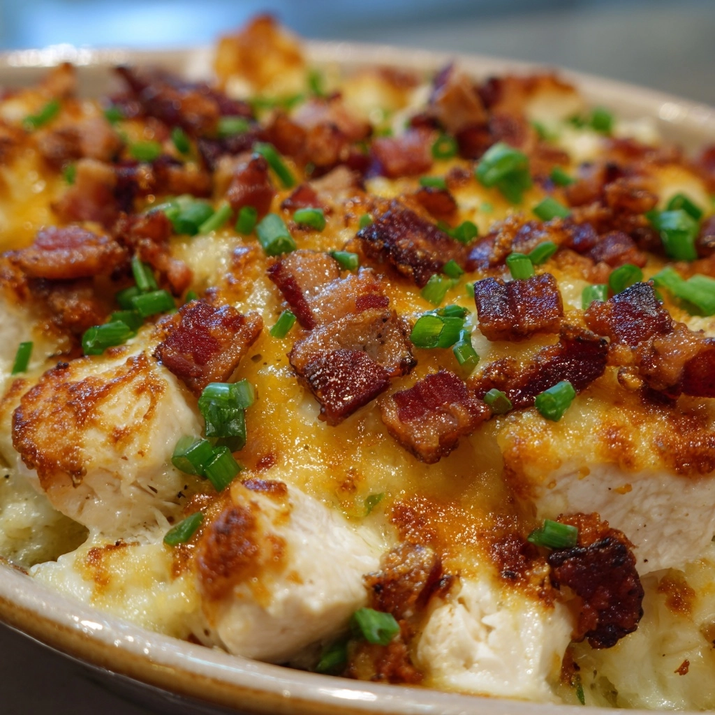 Easy Low Carb Chicken Casserole Recipe - Recipe Image
