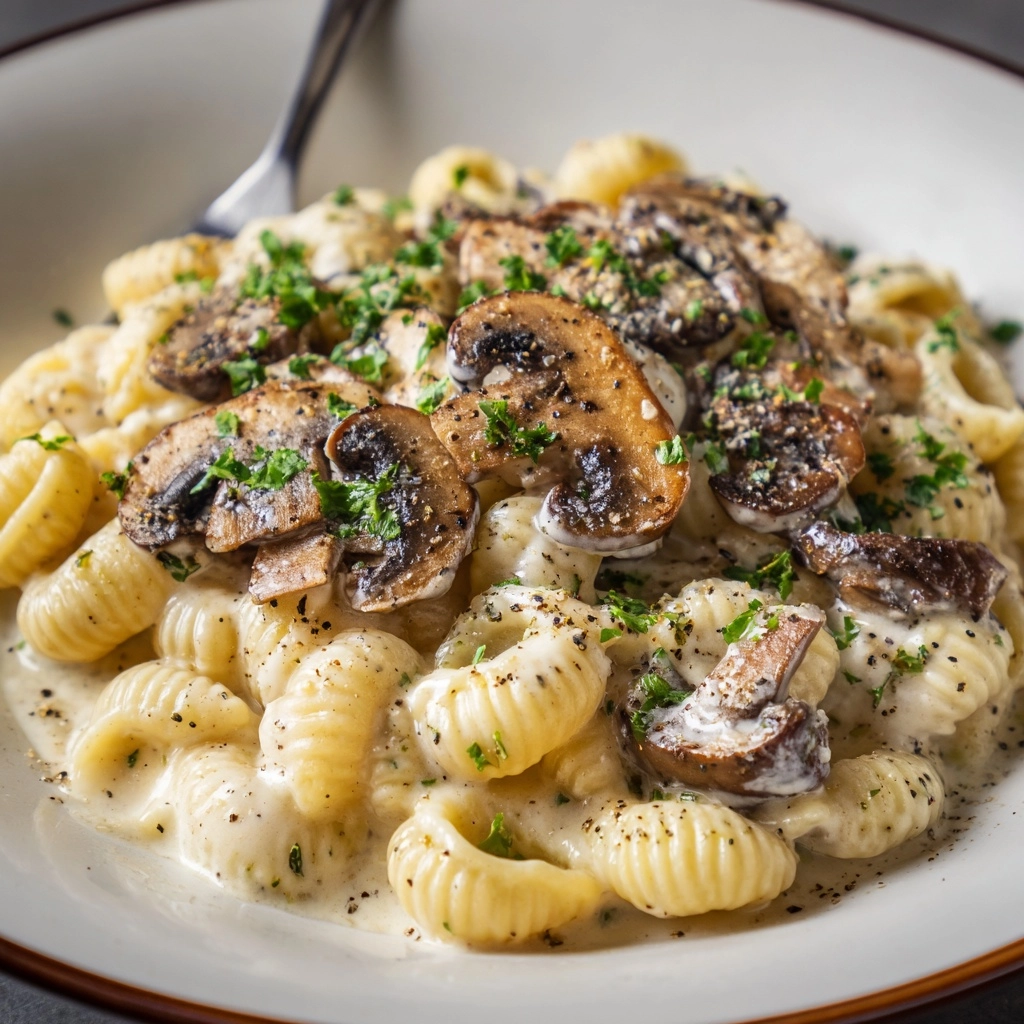 Best Creamy Mushroom Pasta Recipe - Recipe Image