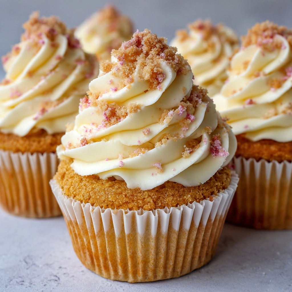 Strawberry Crunch Cupcakes Recipe - Recipe Image