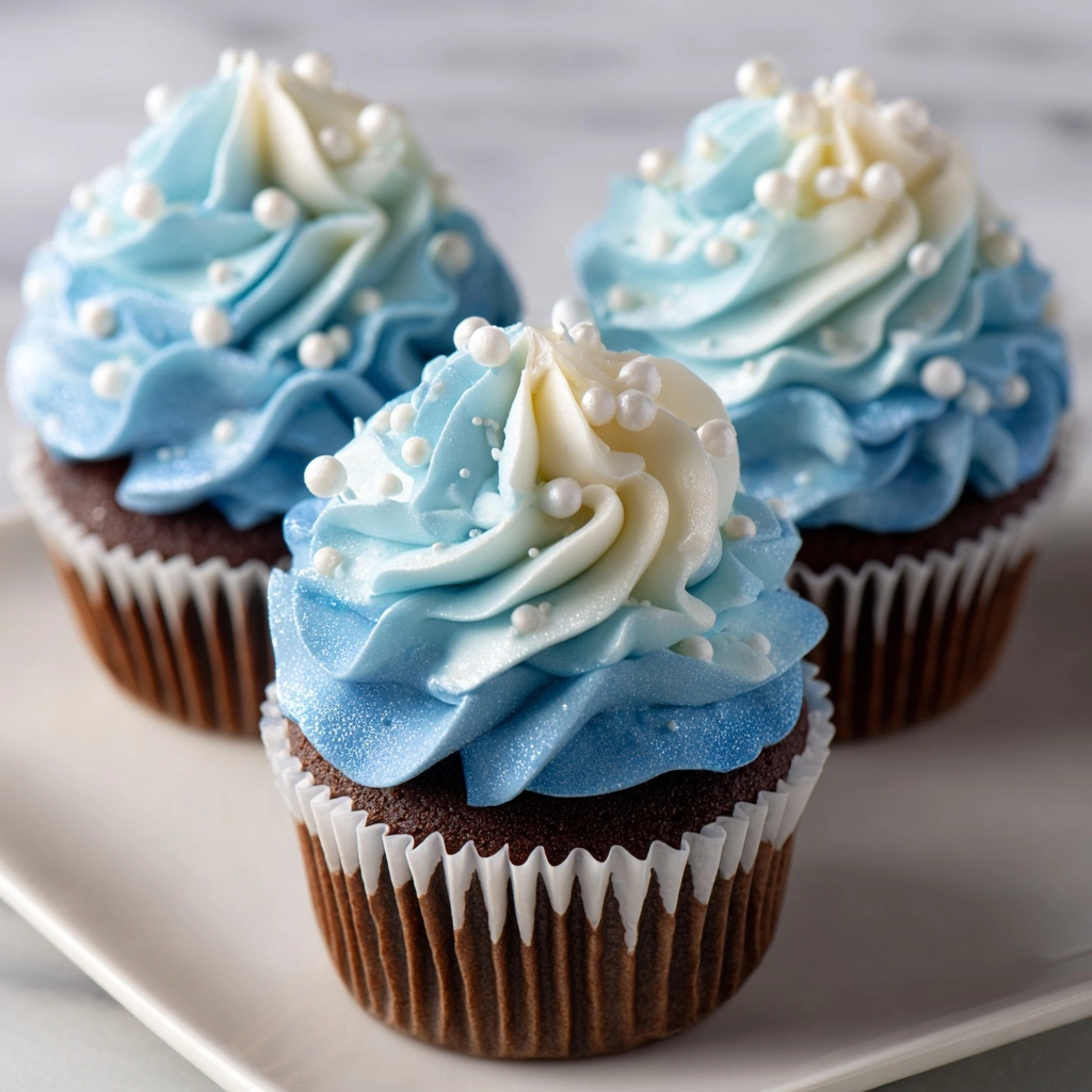 Blue Velvet Cupcakes Recipe - Recipe Image