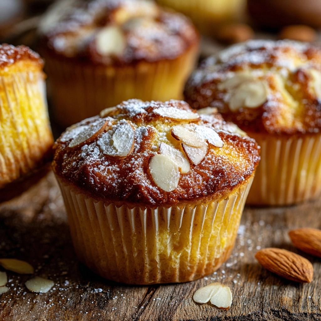 The Best Almond Croissant Muffins Recipe - Recipe Image