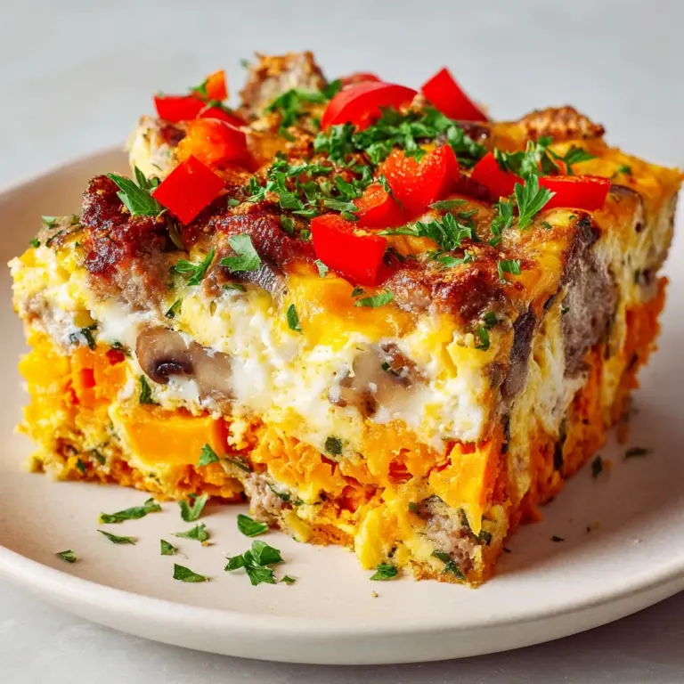 Sweet Potato Hashbrown Breakfast Casserole Recipe