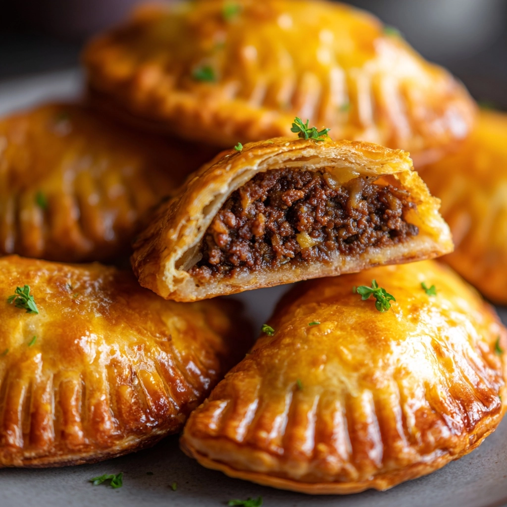 Cheesy Beef Empanadas Recipe - Recipe Image