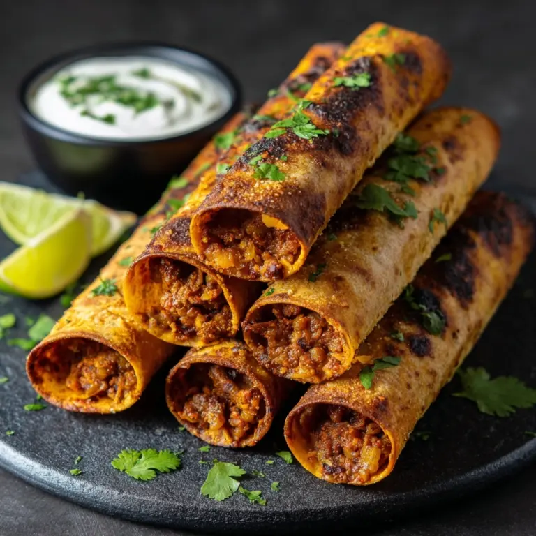 Bean & Cheese Taquitos Recipe