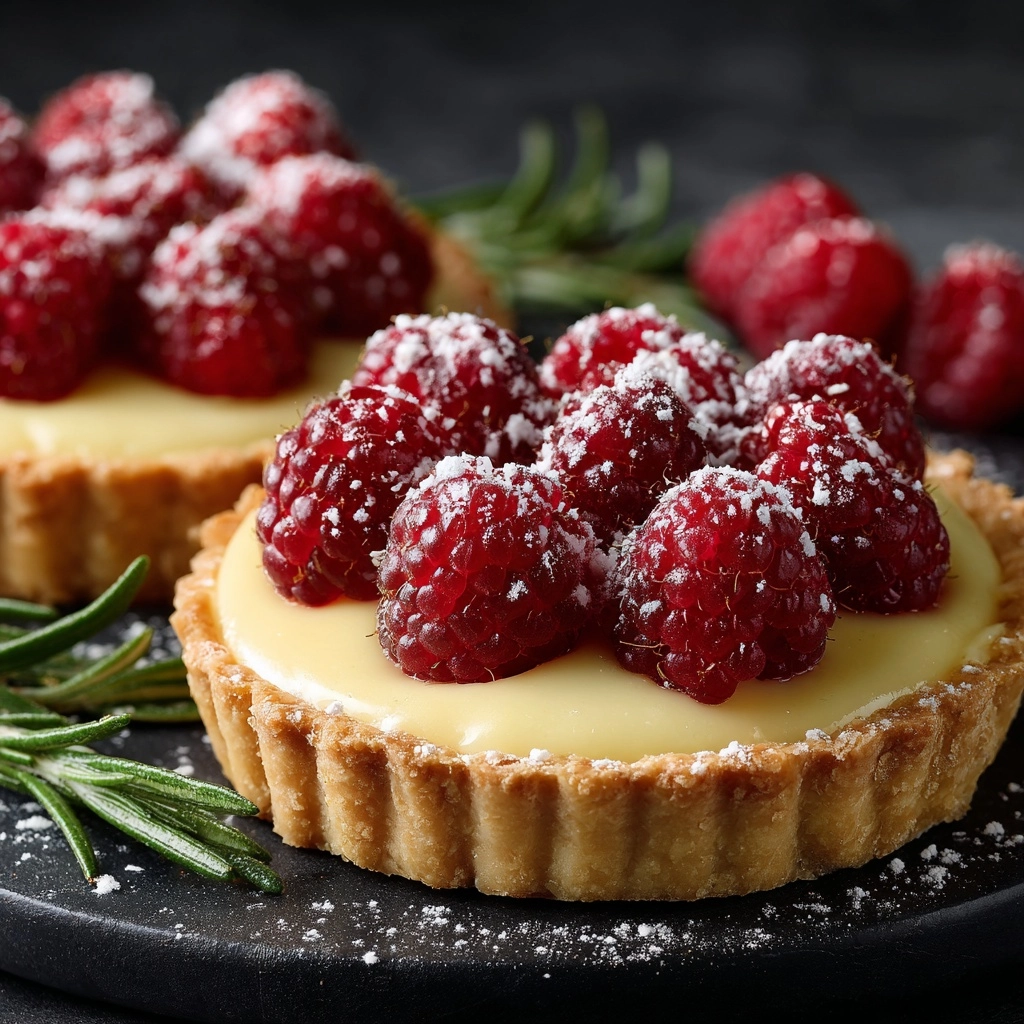 Raspberry & White Chocolate Tartlets Recipe - Recipe Image
