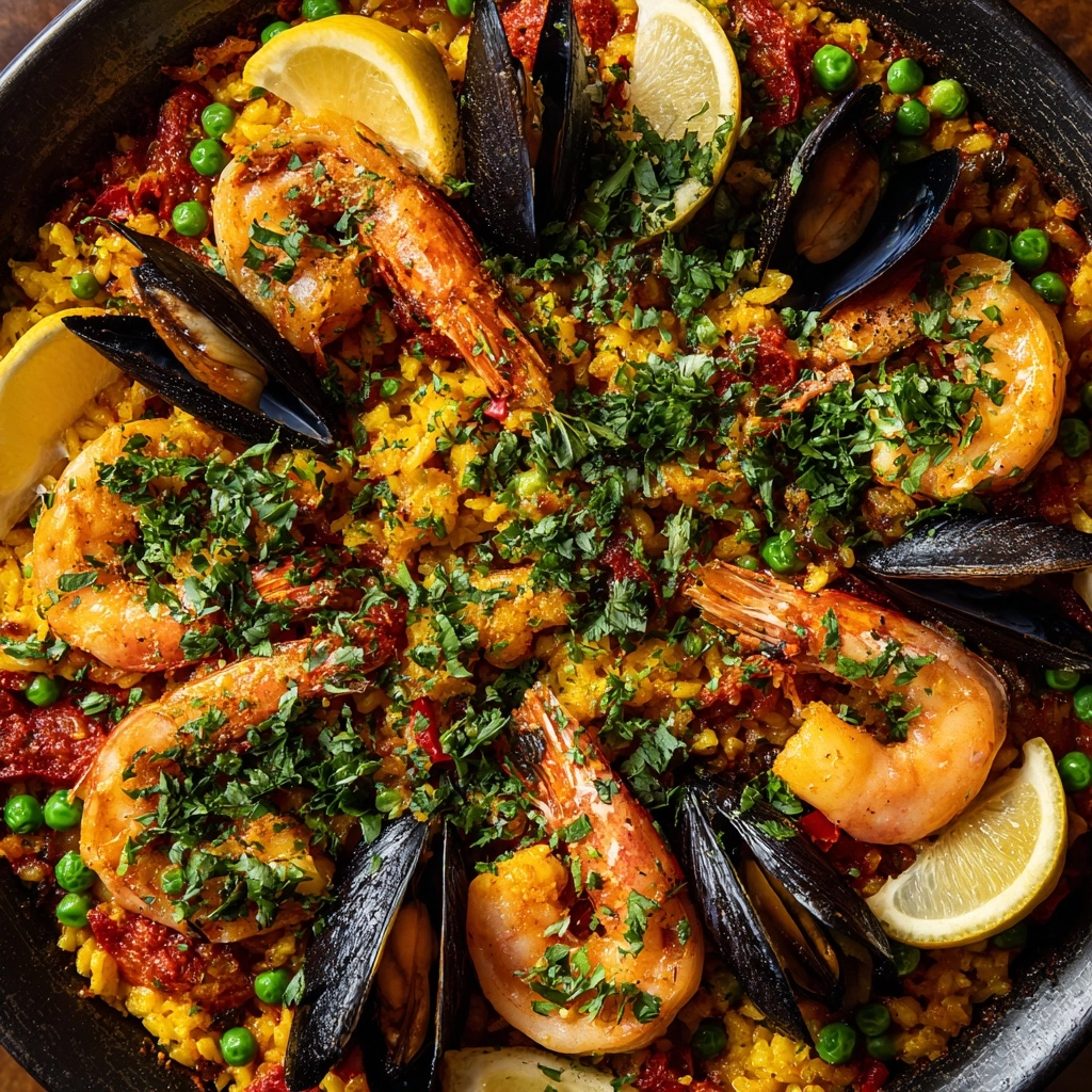 Seafood Paella Recipe - Recipe Image