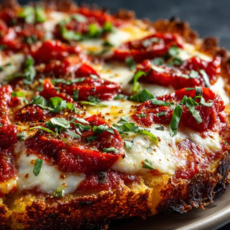 Calabrian Chili Roasted Red Pepper Pizza Recipe