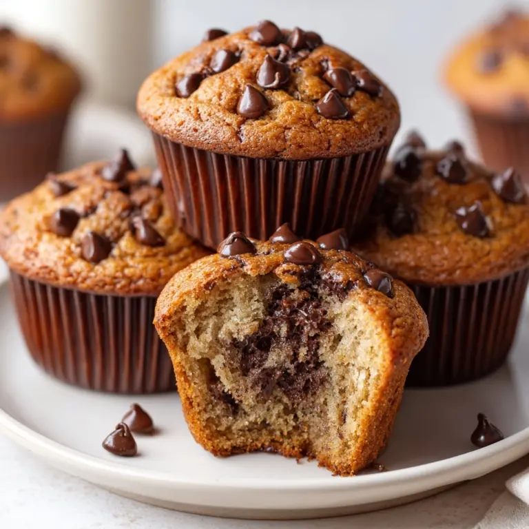 Flourless Peanut Butter Banana Muffins Recipe