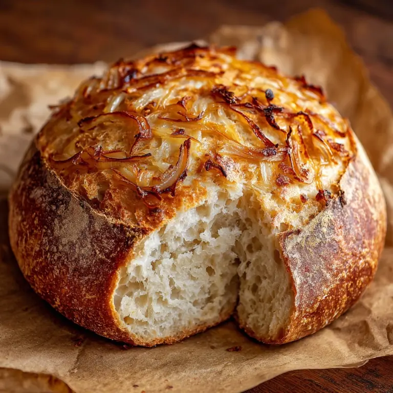Savory Onion Bread Recipe