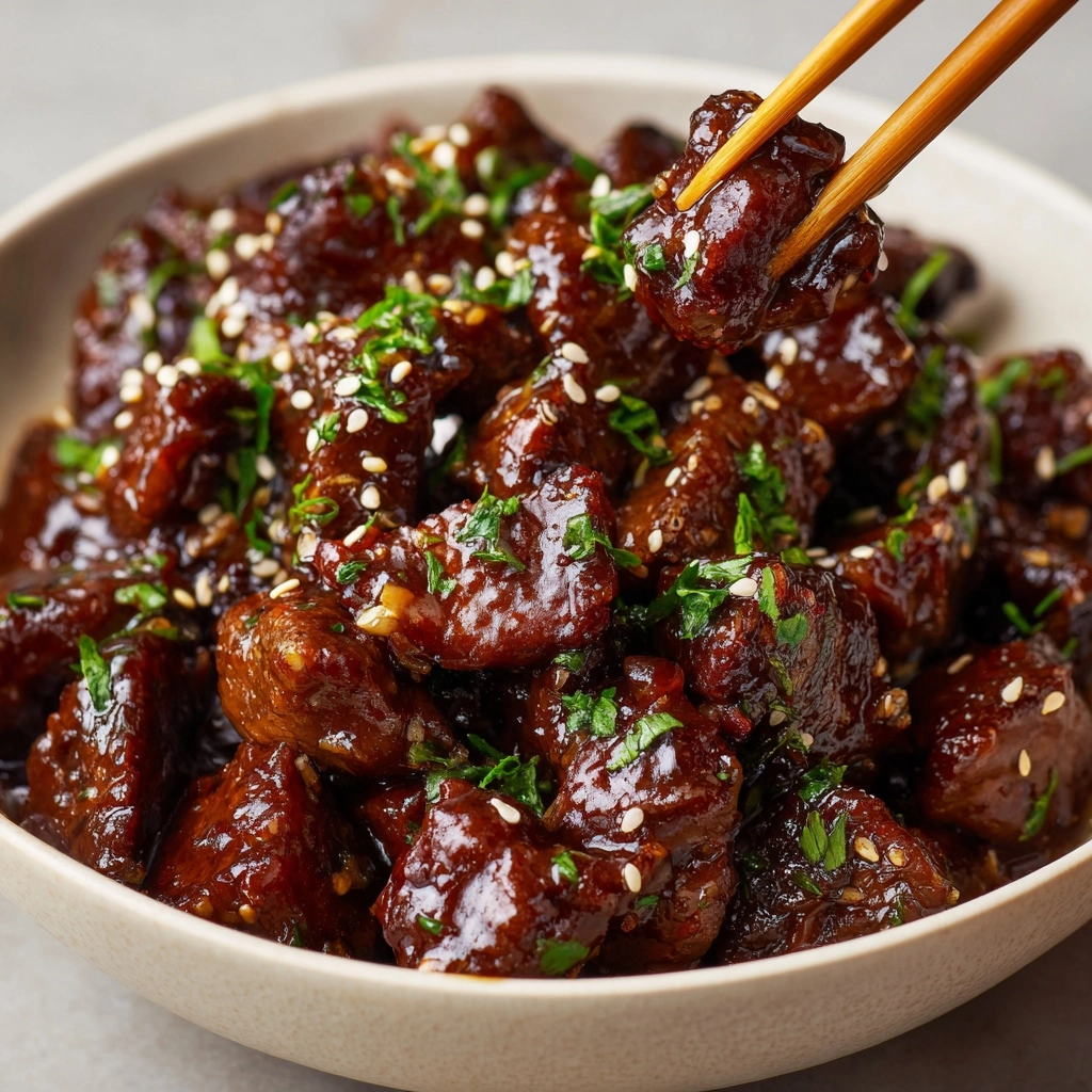 Honey Garlic Steak Bites Recipe - Recipe Image