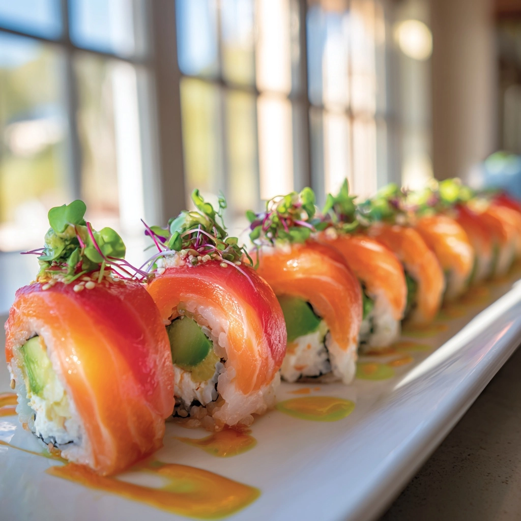 Zesty Lemon Basil Salmon Rolls Recipe - Recipe Image