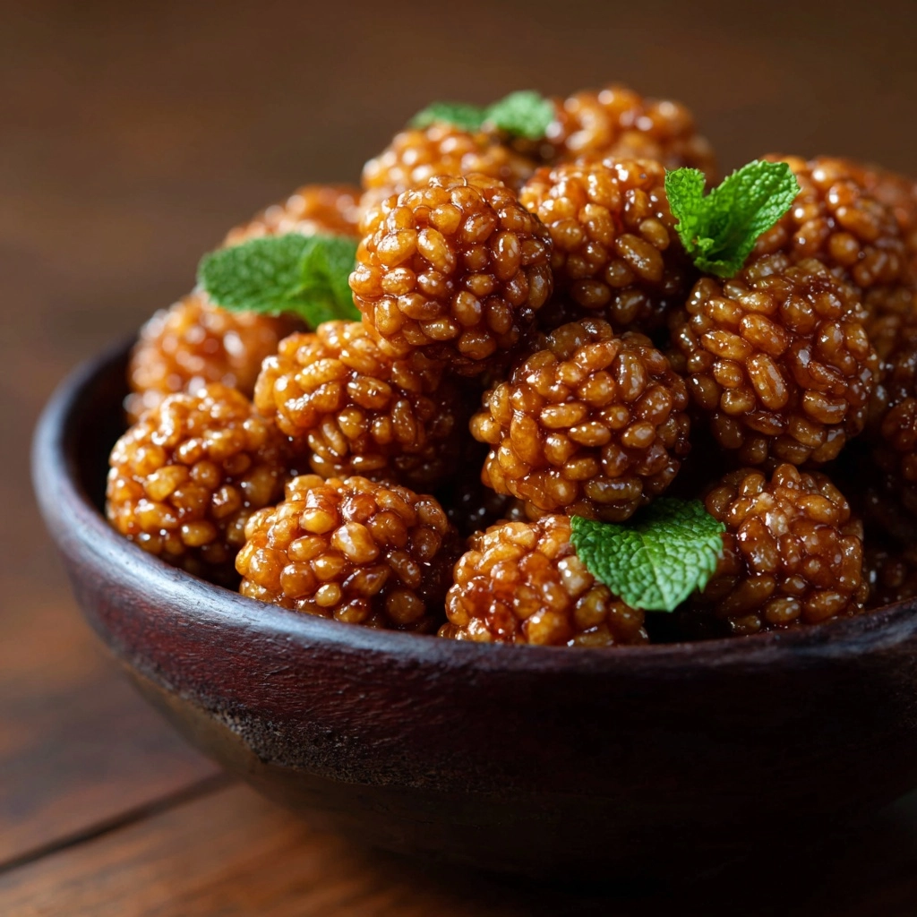Peanut Butter Balls with Rice Krispies Recipe - Recipe Image