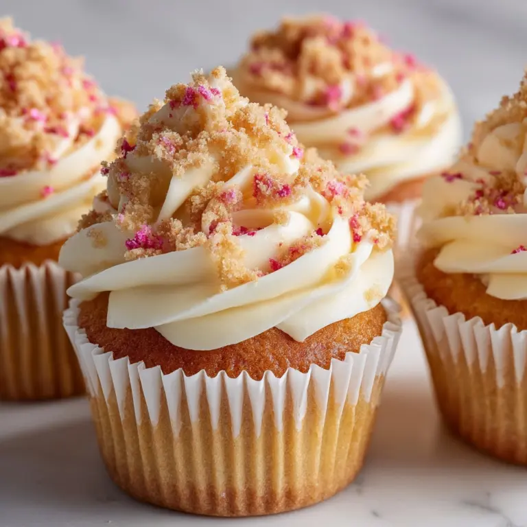 Strawberry Crunch Cupcakes Recipe