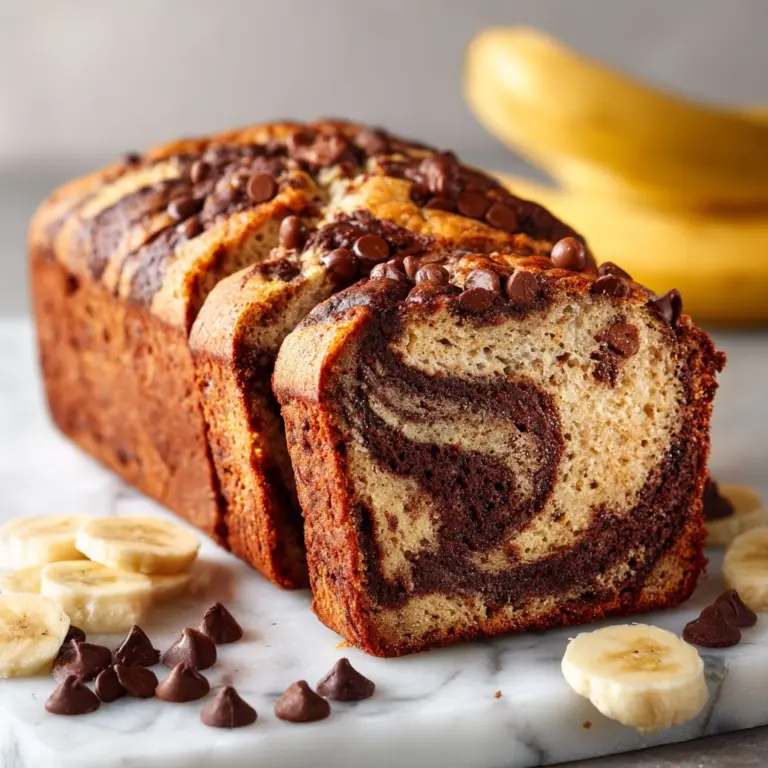 High Protein Chocolate Banana Bread Recipe