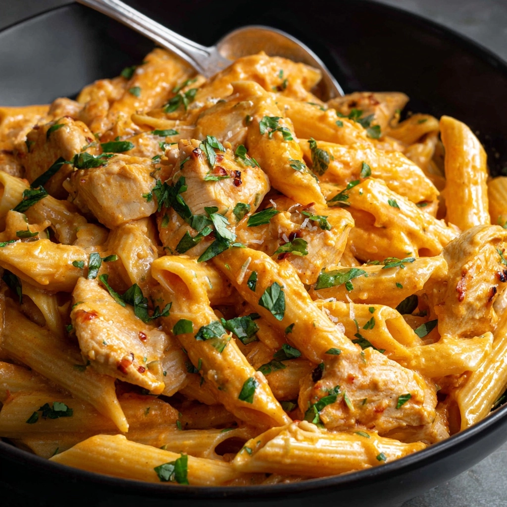 One Pot Cheesy Chicken Pasta Recipe - Recipe Image