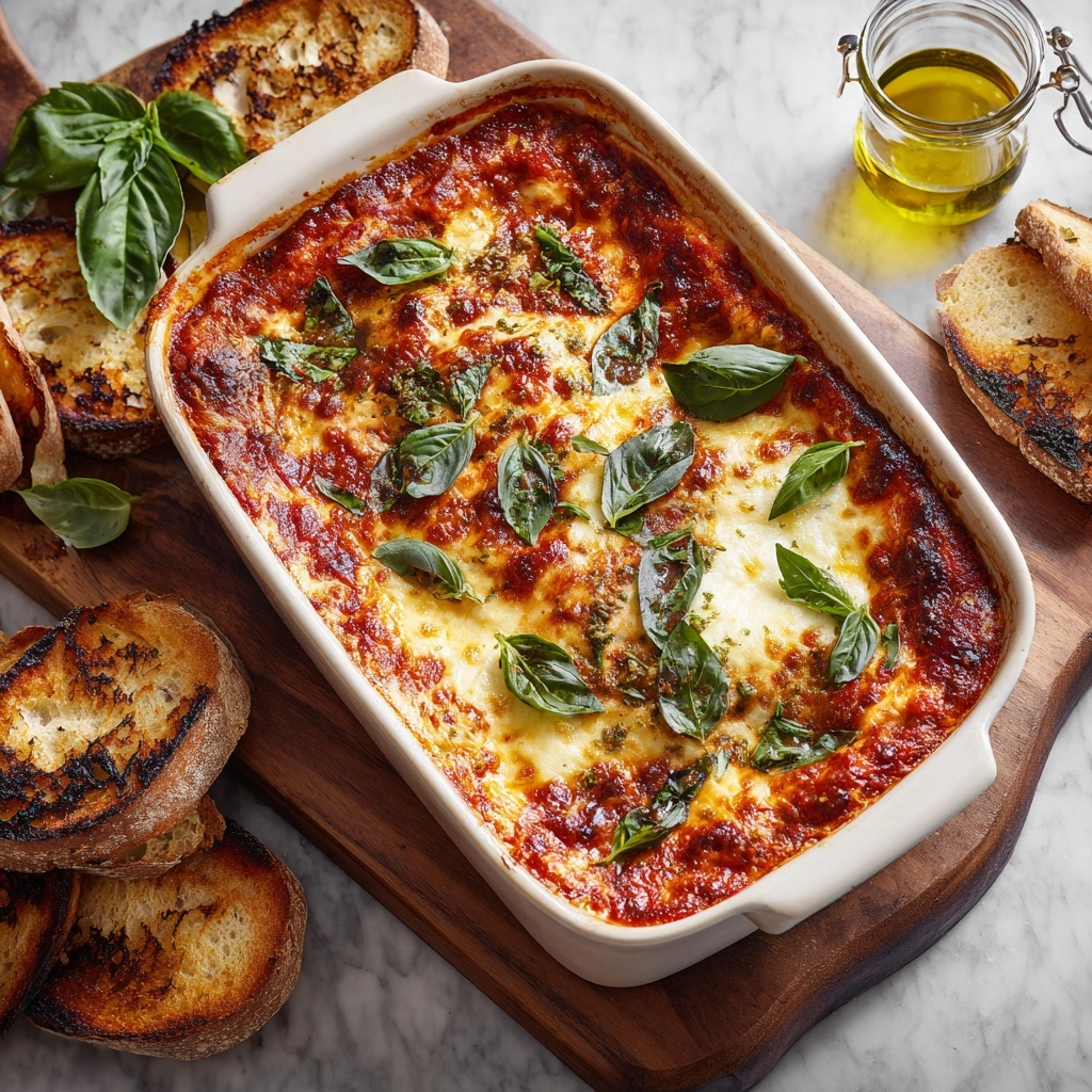 Baked Goat Cheese Bruschetta Dip Recipe - Recipe Image