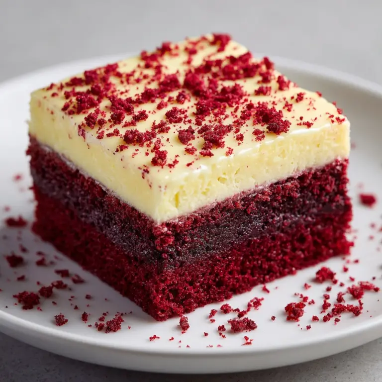 Homemade Red Velvet Brownie Dippers Recipe