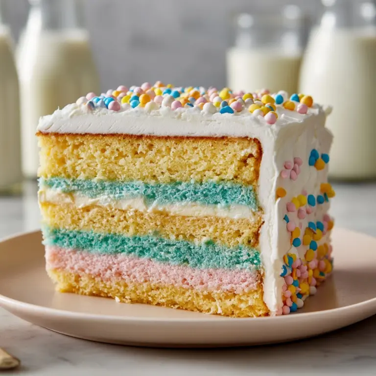 Easy Pastel Easter Cake Recipe