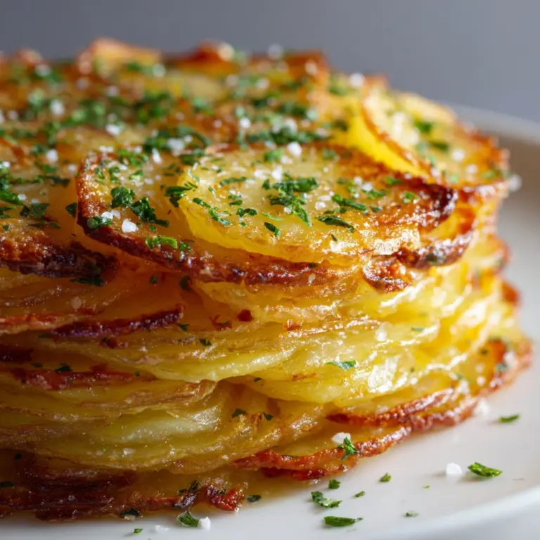 Creamy Potato Stacks Recipe