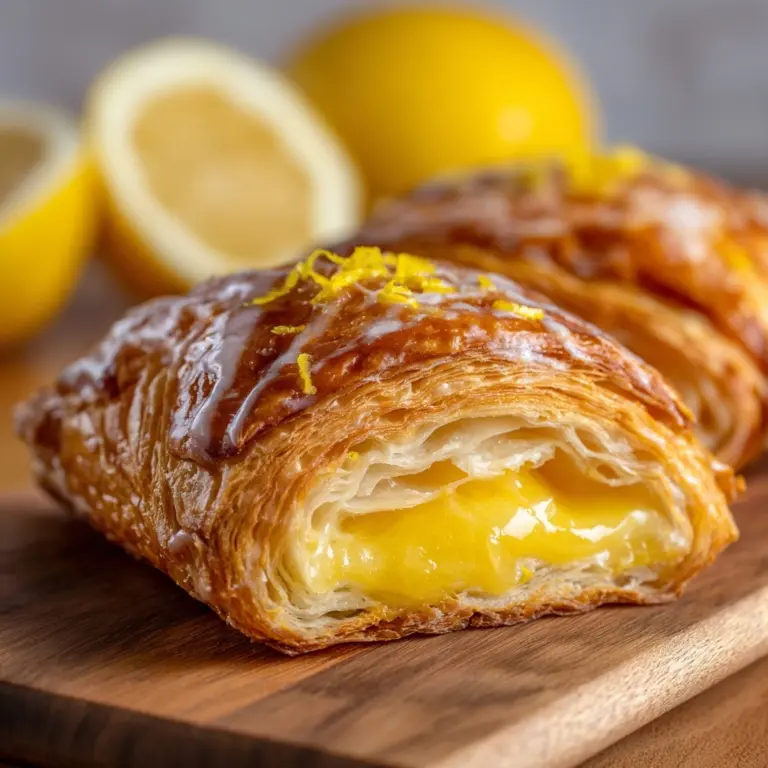 Lemon Cream Cheese Crescent Rolls Recipe