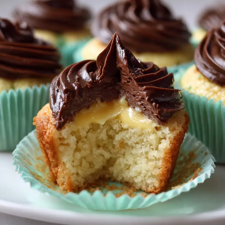 Boston Cream Pie Cupcakes Recipe