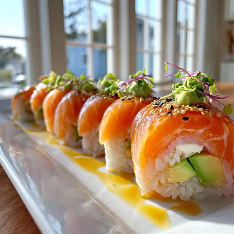 Zesty Lemon Basil Salmon Rolls Recipe