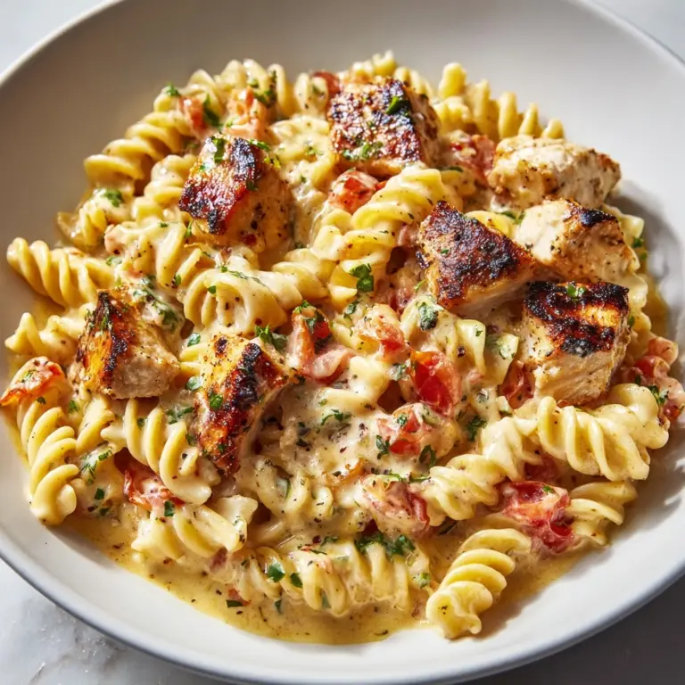 Bold & Zesty Buffalo Ranch Chicken Pasta Skillet Recipe