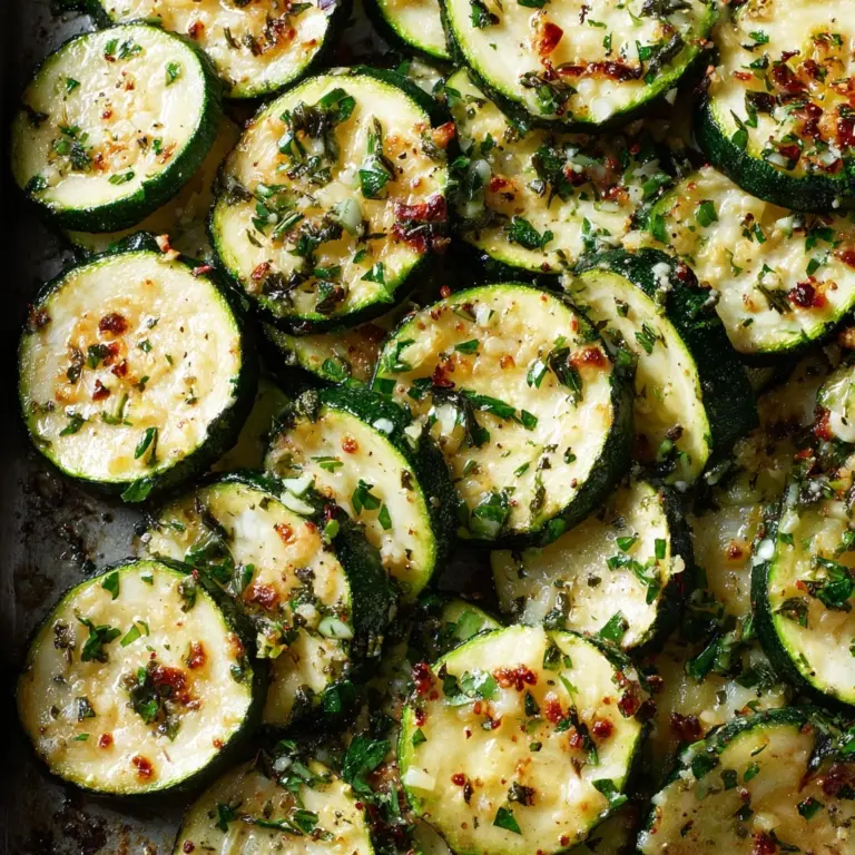Roasted Garlic and Herb Zucchini Recipe